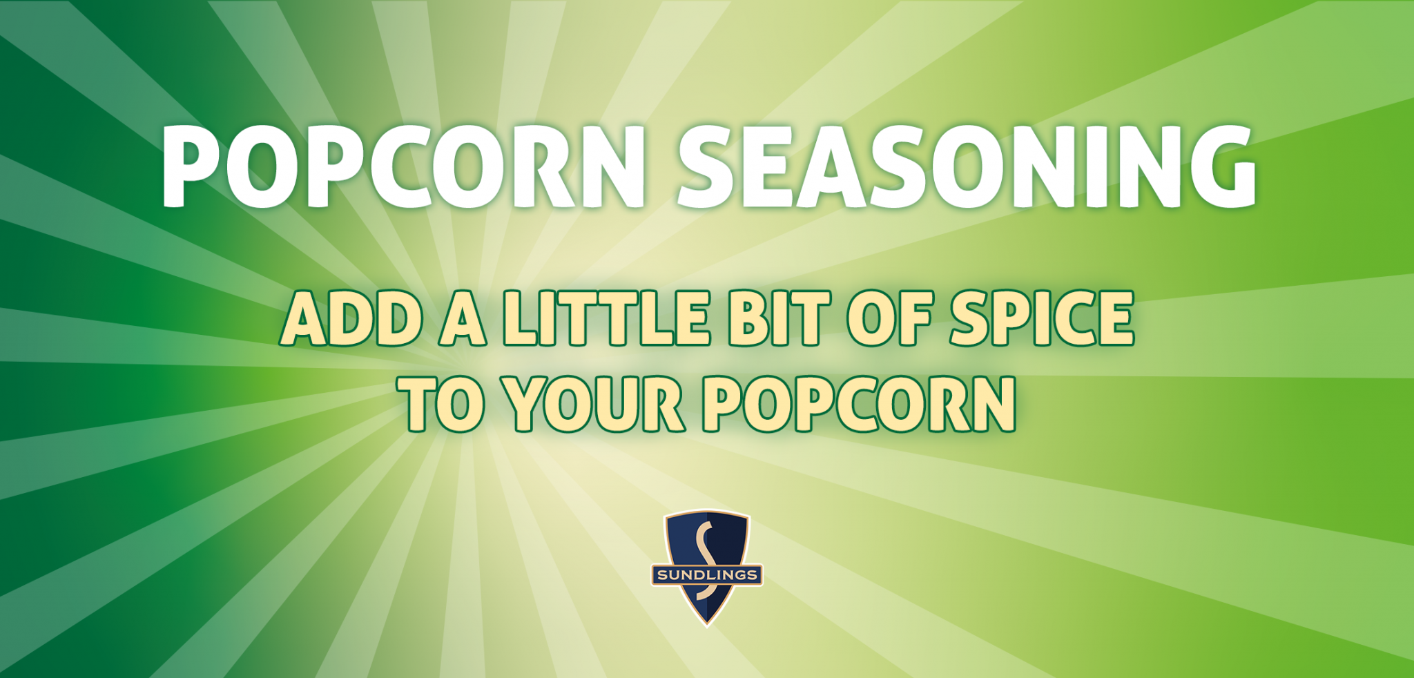 Popcorn seasoning NEW SUNDLINGS